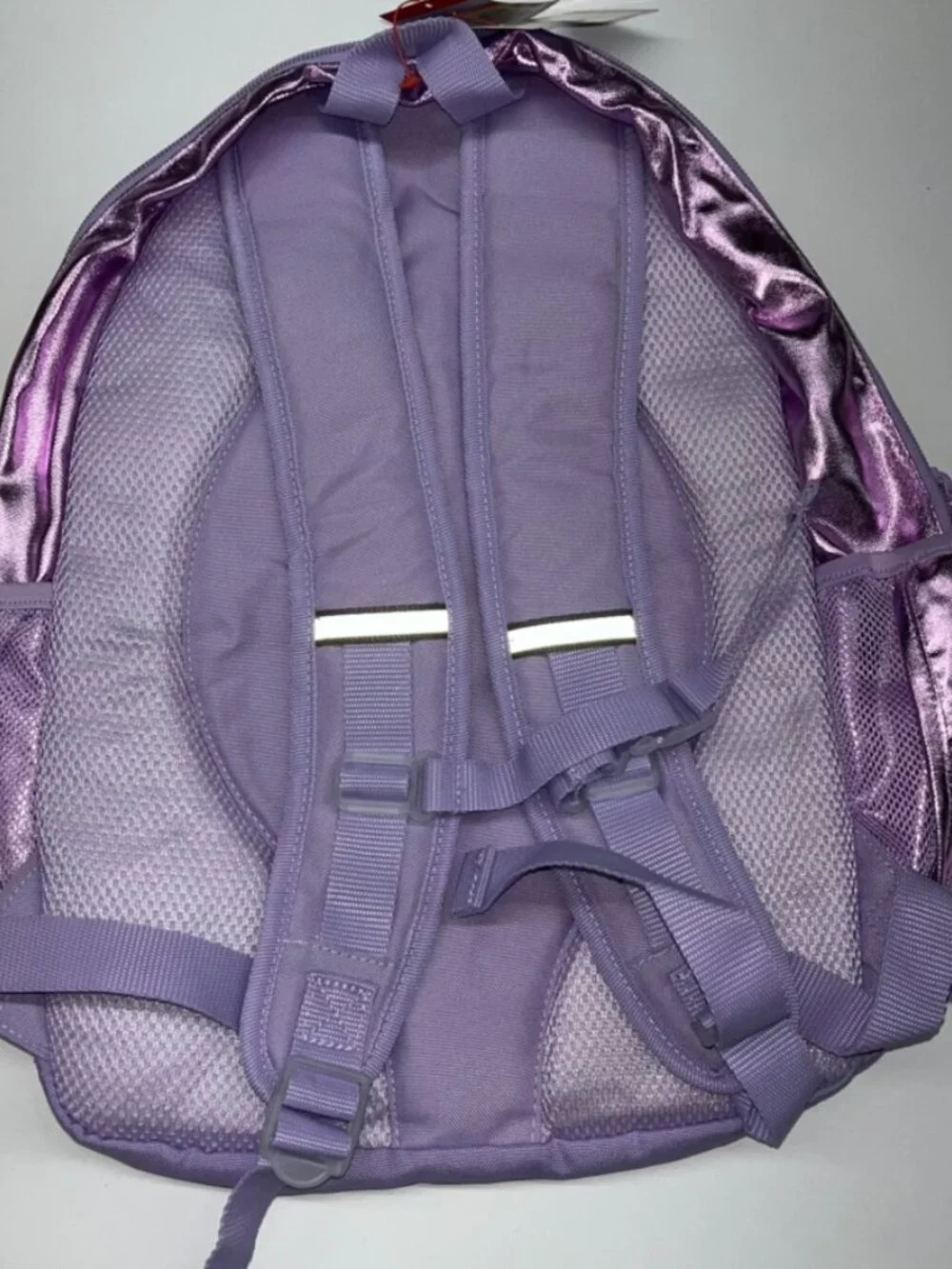 NEW Cat & Jack Kids' 17'' Classic Backpack in Metallic Purple